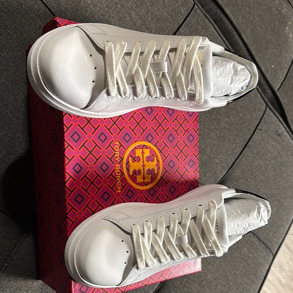 Tory Burch White Sneakers - Picture 6 of 6